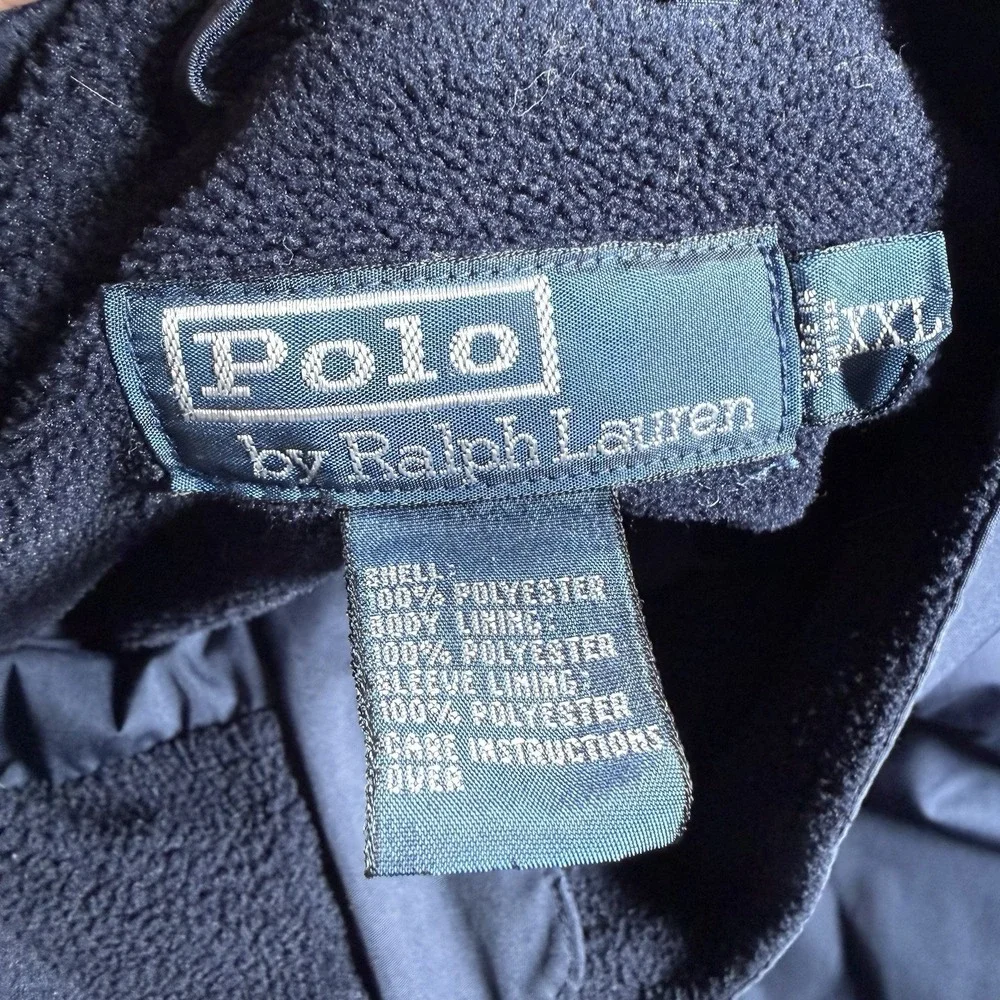 Vintage Polo Ralph Lauren Jacket Men's Navy Blue Full Zip Field
